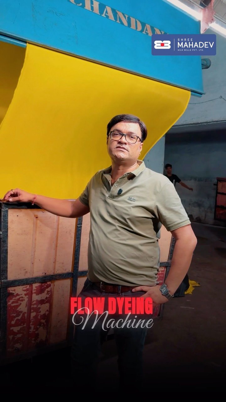 Air flow dyeing machine